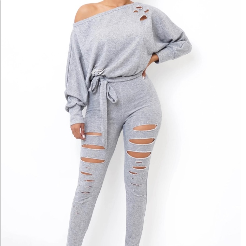 Grey Jumpsuit